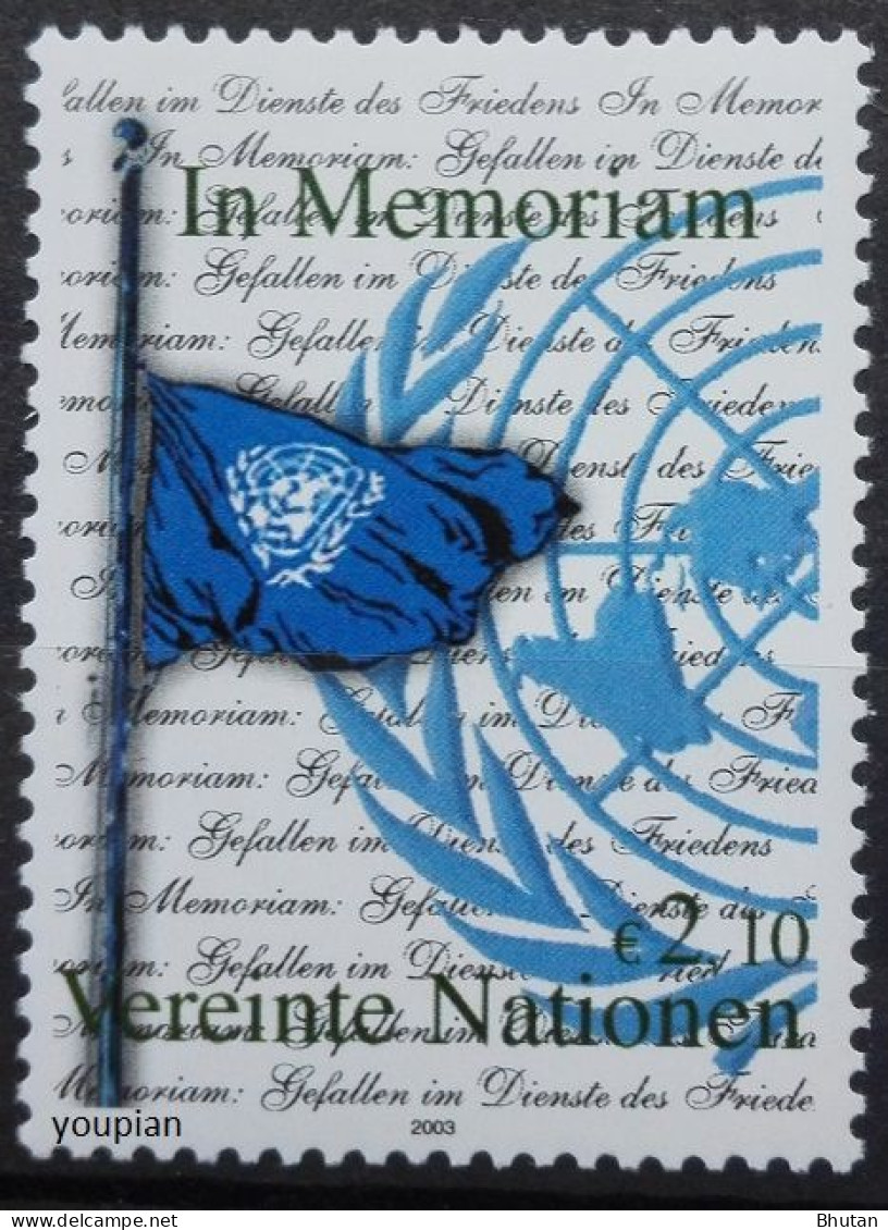 United Nations 2003, In Memorian, MNH Single Stamp - Nuevos