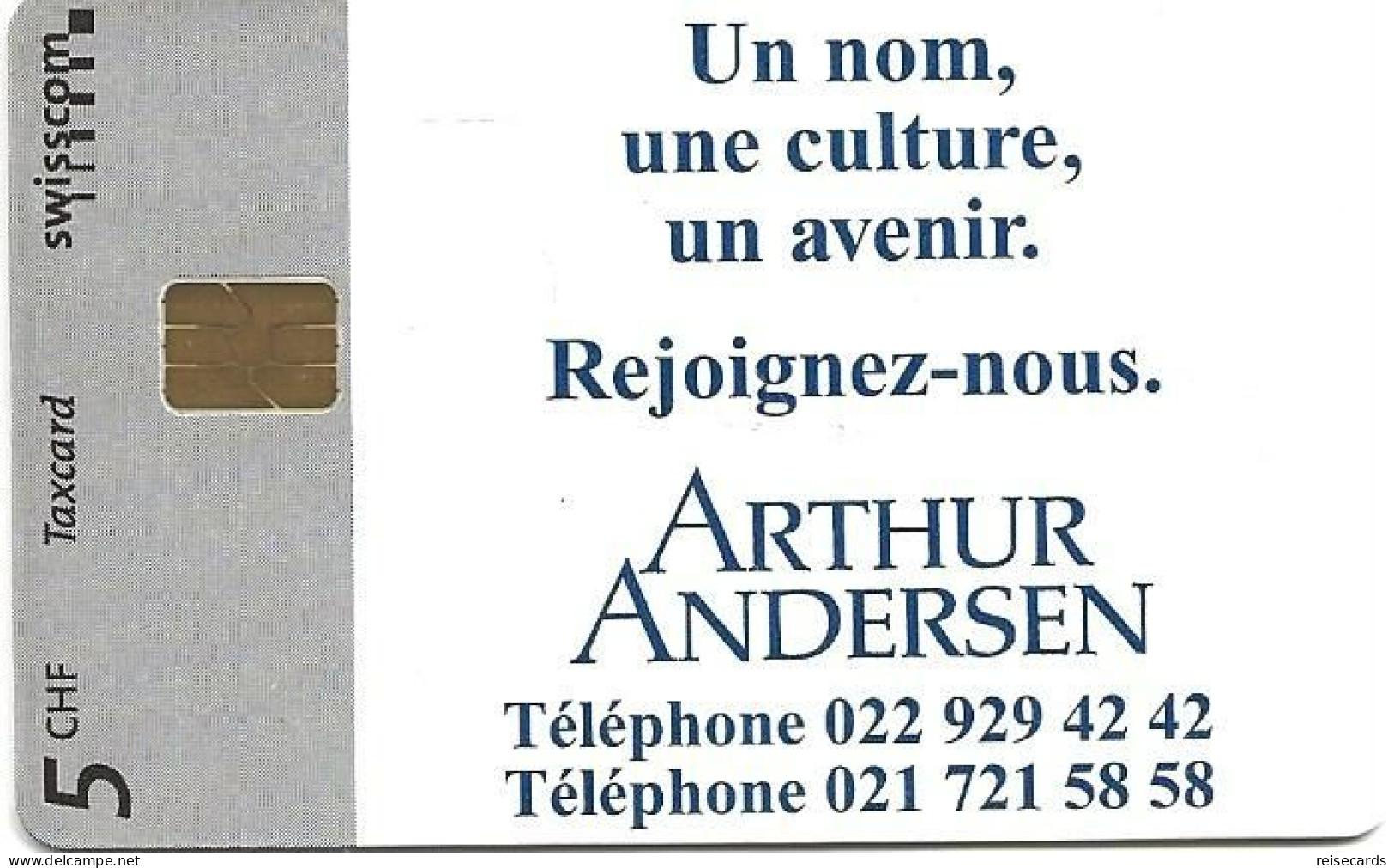 Switzerland: Swisscom 08/97 Arthur Andersen - Suisse