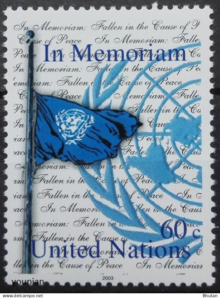 United Nations 2003, In Memorian, MNH Single Stamp - Ongebruikt