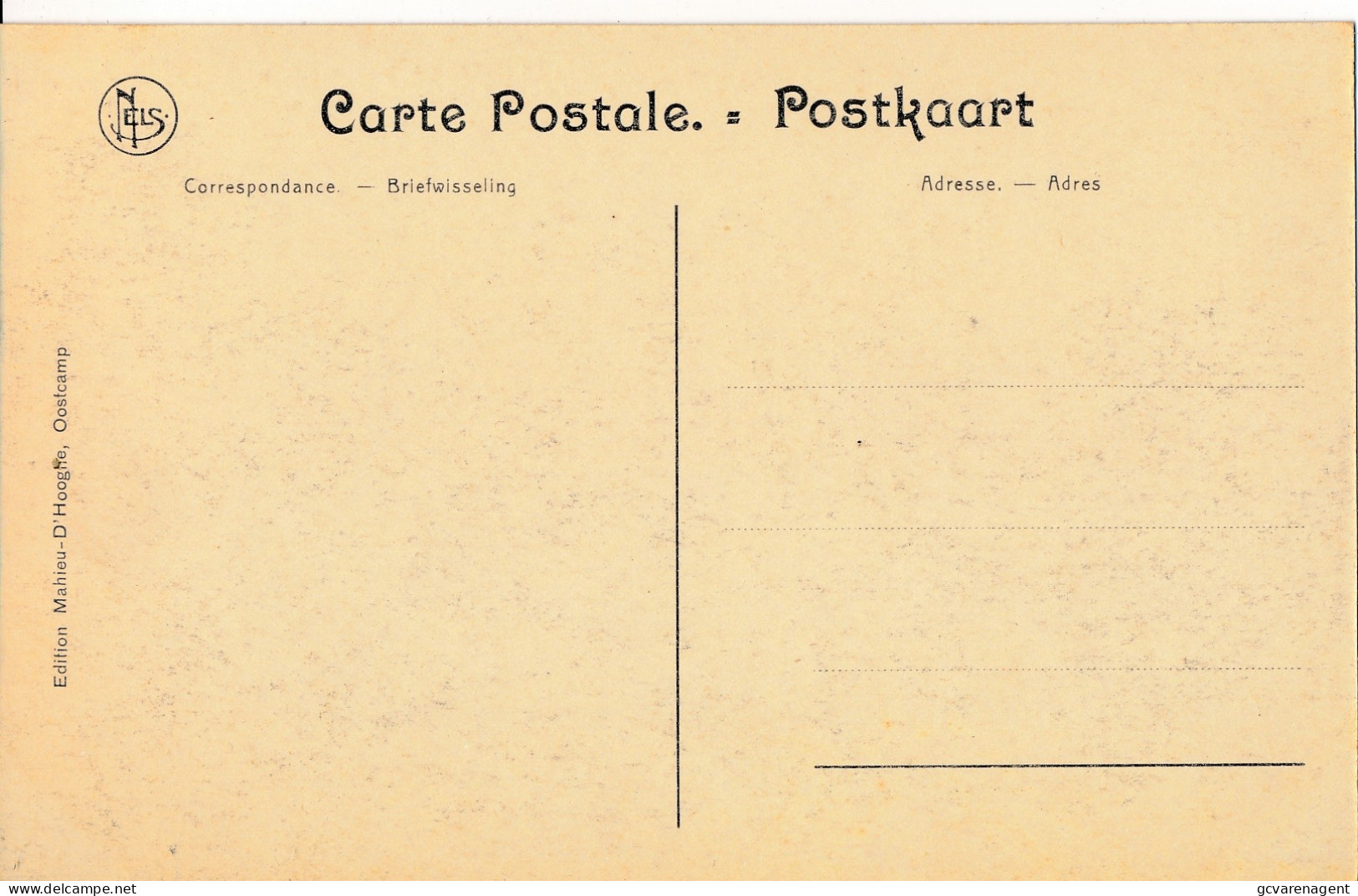 OOSTKAMP   GEMEENTEHUIS EN DE KERK      2 SCANS - Oostkamp