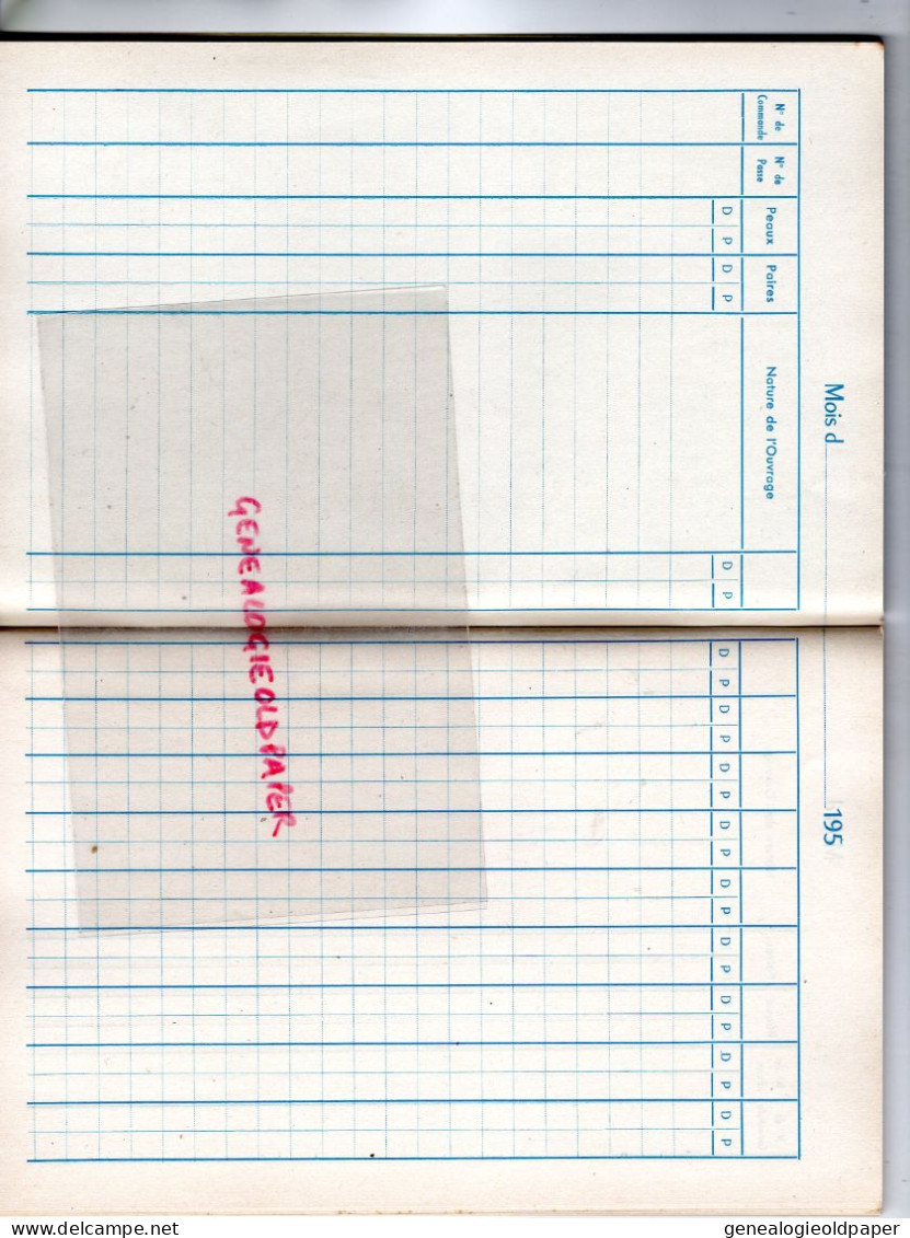 87-SAINT  ST JUNIEN- RARE LIVRET CARNET DE GANTIER GANT EVE- GANTERIE - Limousin