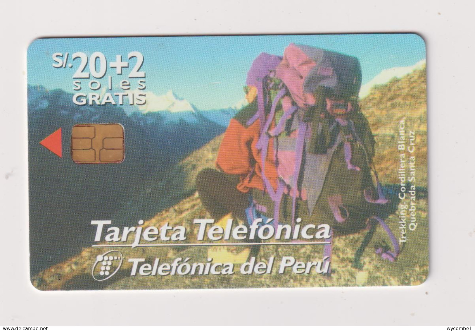 PERU  - Trekking Chip Phonecard - Pérou