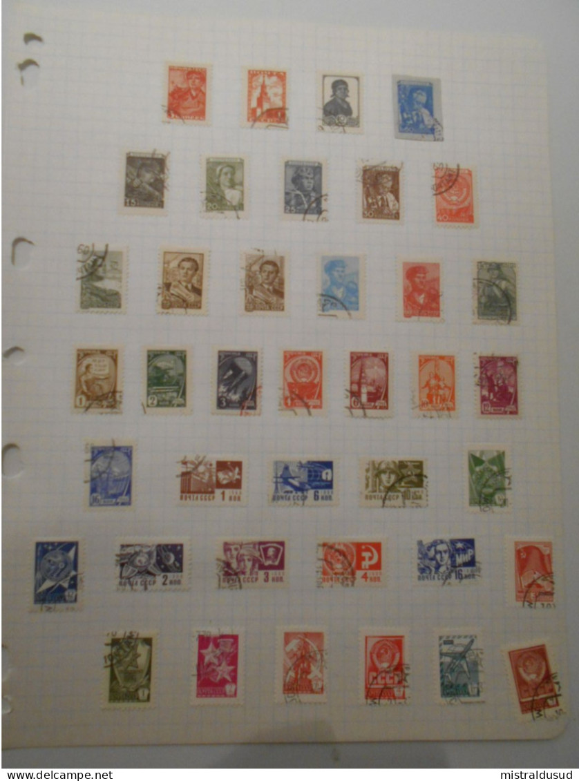 Urss Collection , 280 Timbres Obliteres - Collections
