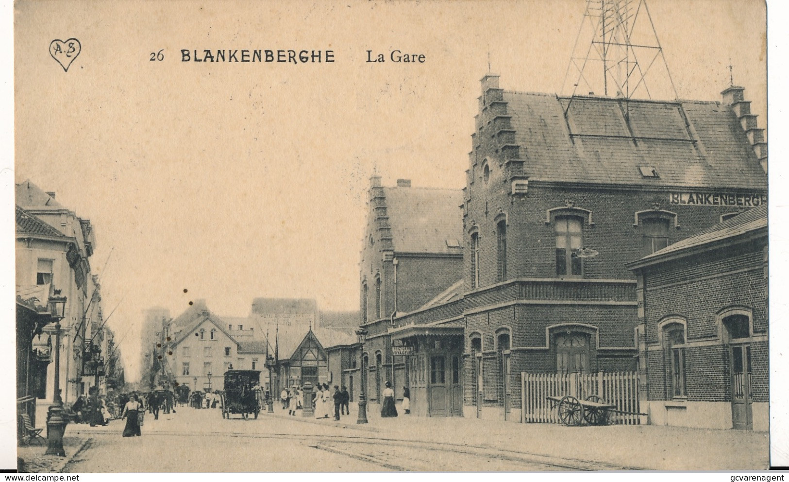 BLANKENBERGE    LA GARE    2 SCANS - Oostkamp