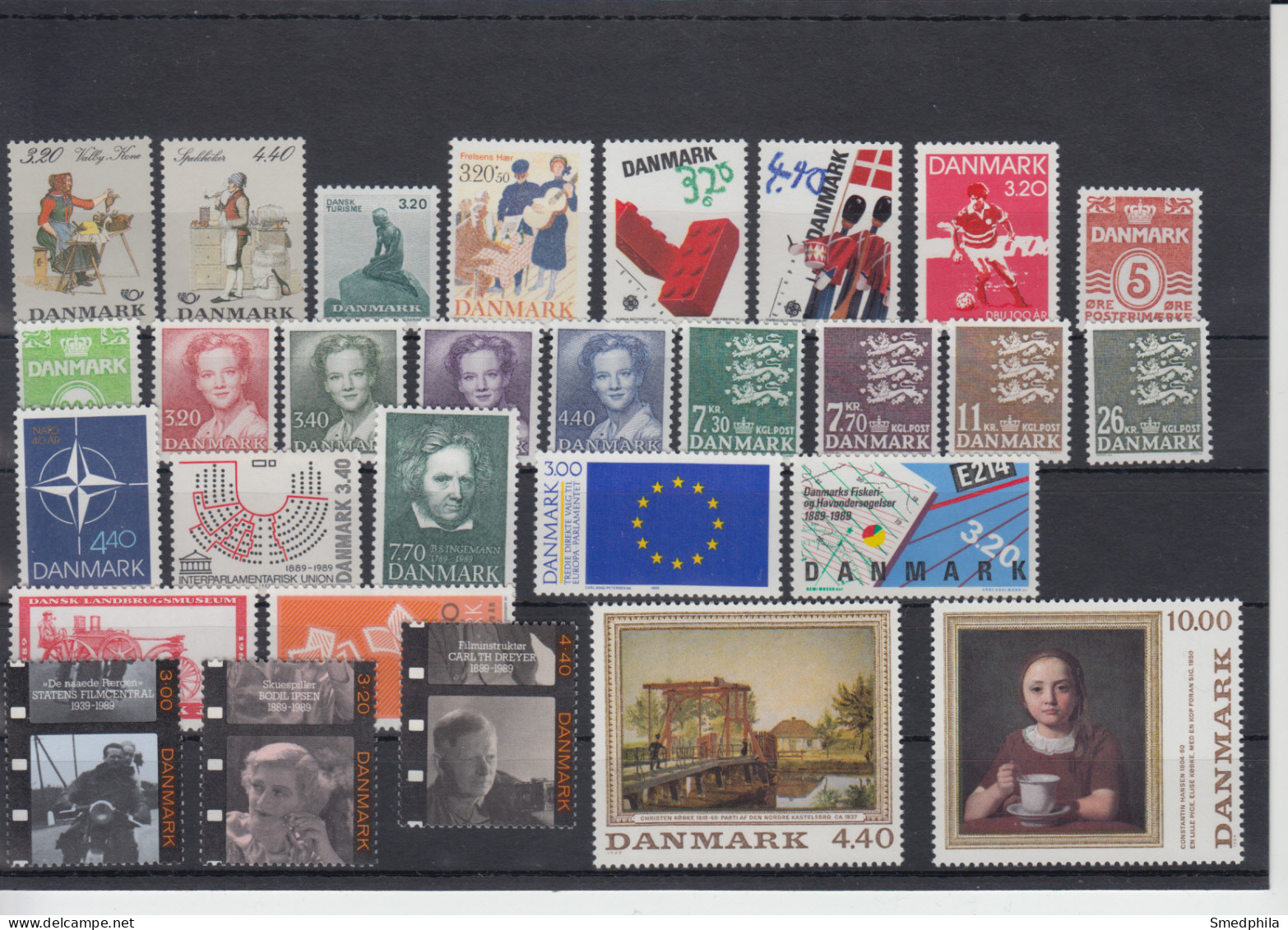 Denmark 1989 - Full Year MNH ** - Volledig Jaar