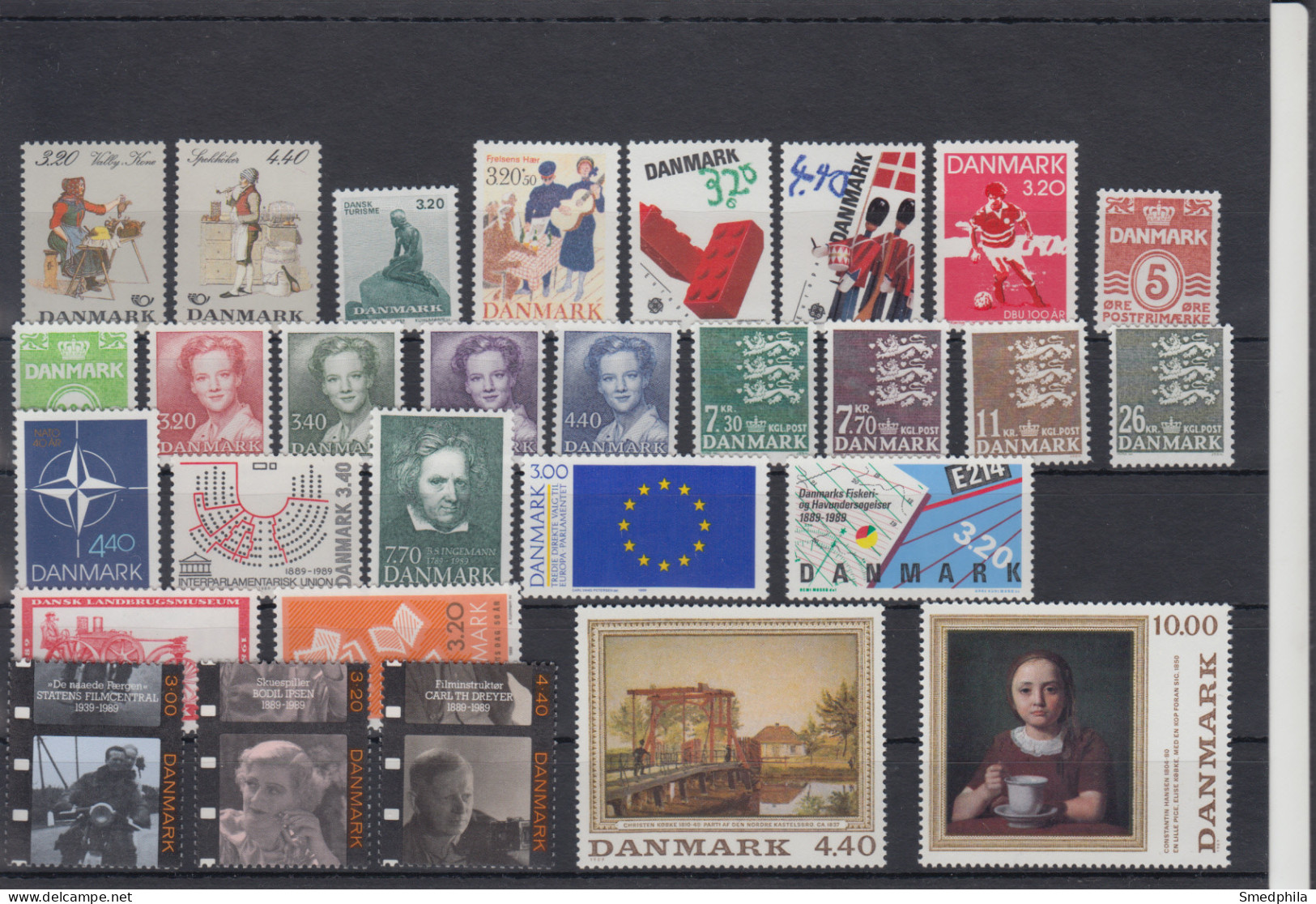 Denmark 1989 - Full Year MNH ** - Années Complètes
