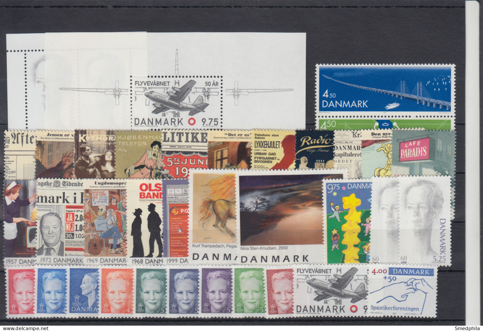 Denmark 2000 - Full Year MNH ** - Full Years