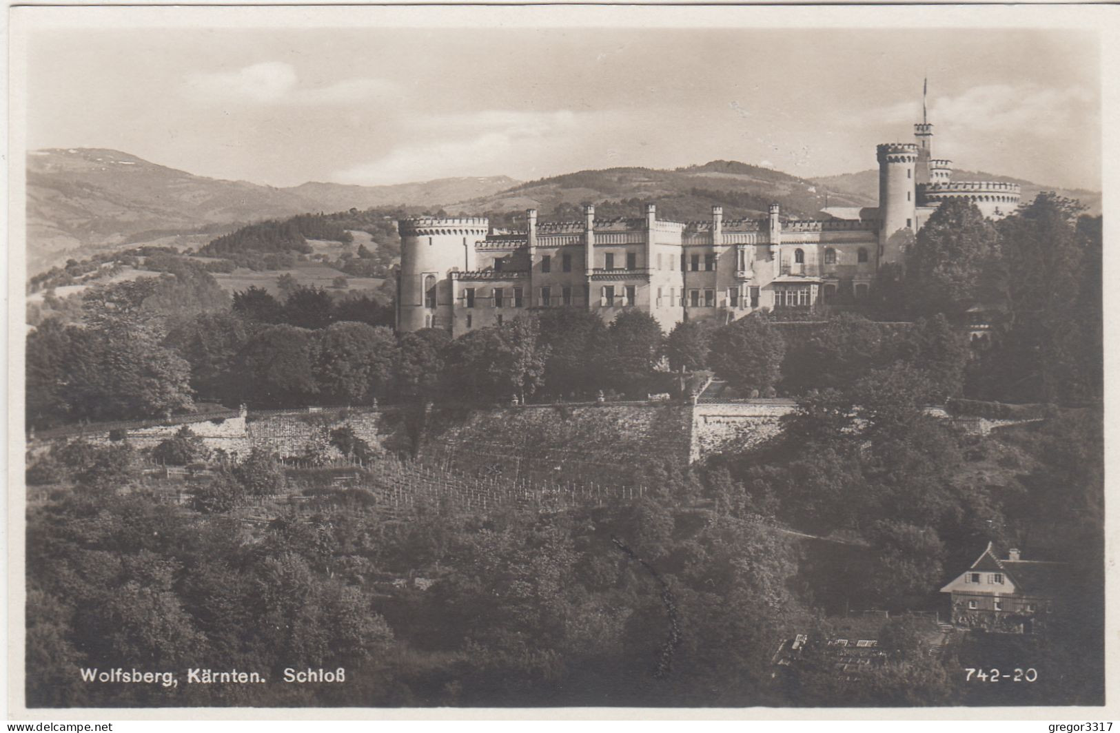 E4882) WOLFSBERG - Kärnten - SCHLOSS  - Haus Im Vordergrund U. Mauer 1929 Frank Verlag - Wolfsberg