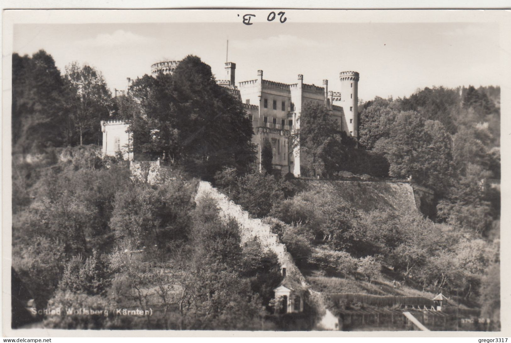 E4884) Schloß WOLFSBERG - Kärnten - FOTO AK - Mauern Etc. ALT ! 1934 - Wolfsberg