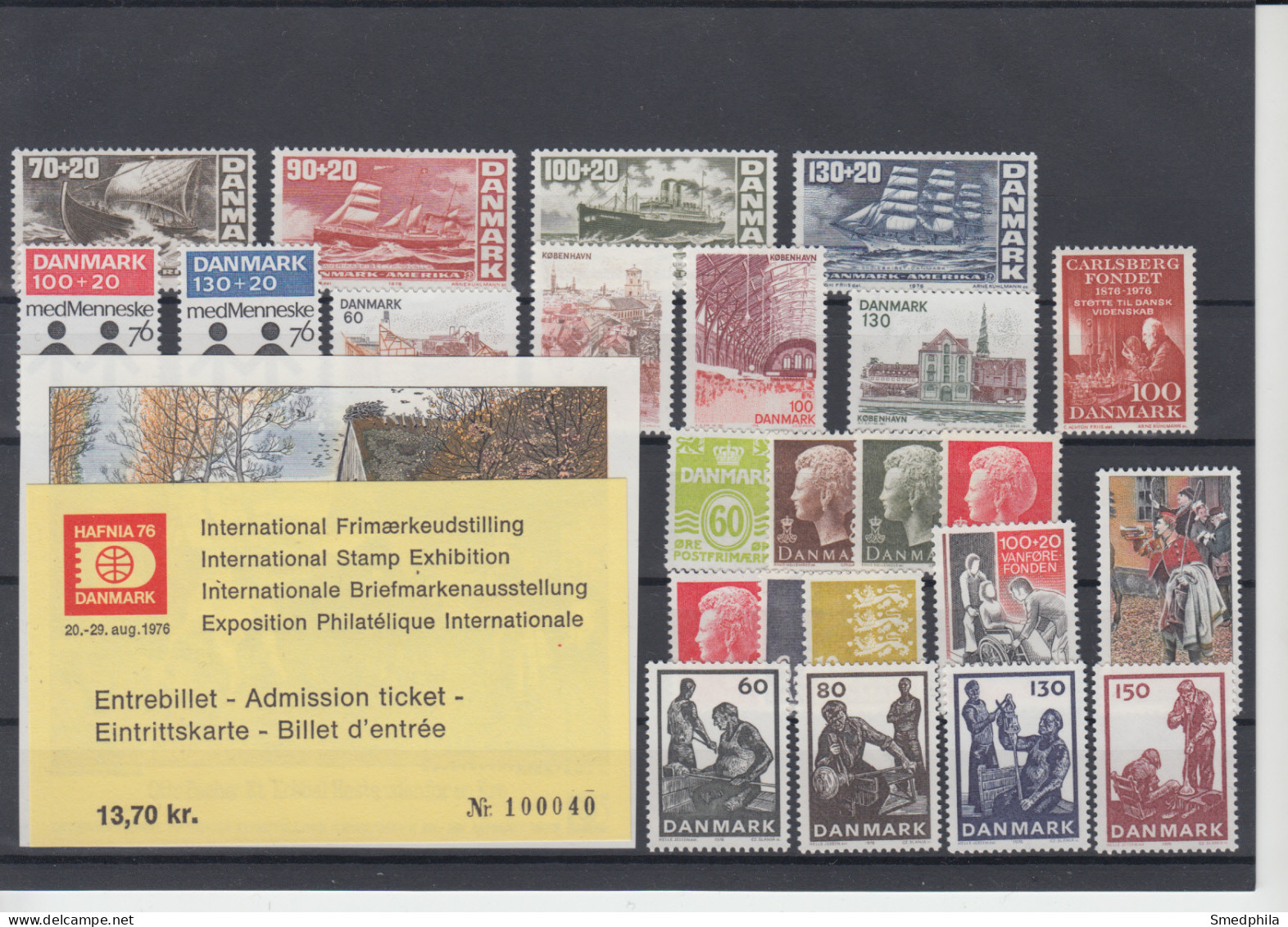 Denmark 1976 - Full Year MNH ** - Années Complètes