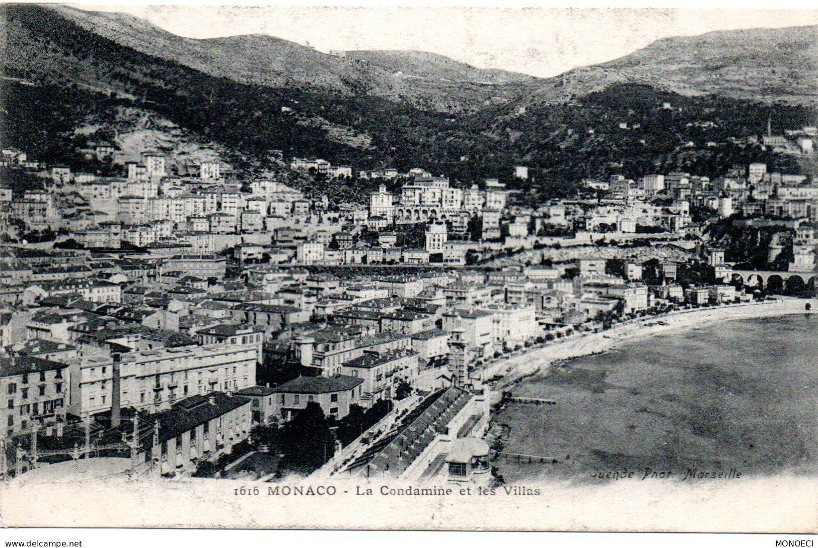 MONACO -- MONTE CARLO -- CPA -- La  Condamine Et Les Villas - La Condamine