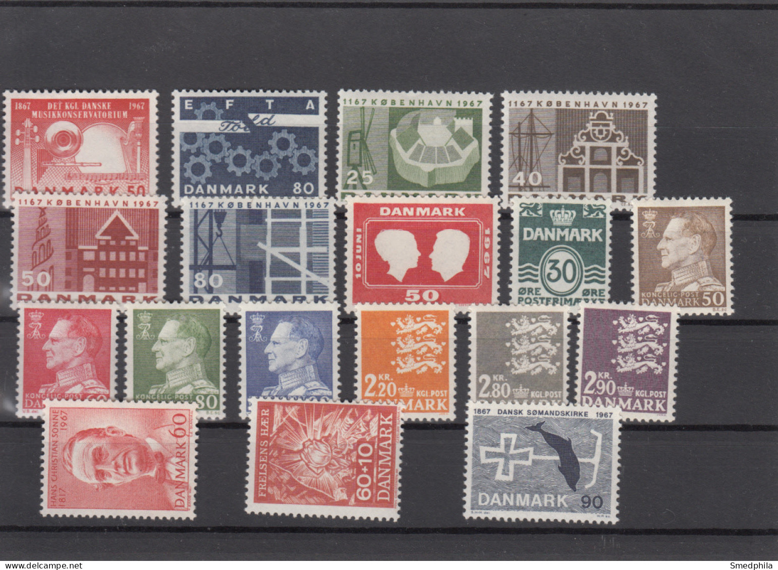 Denmark 1967 - Full Year MNH ** - Full Years