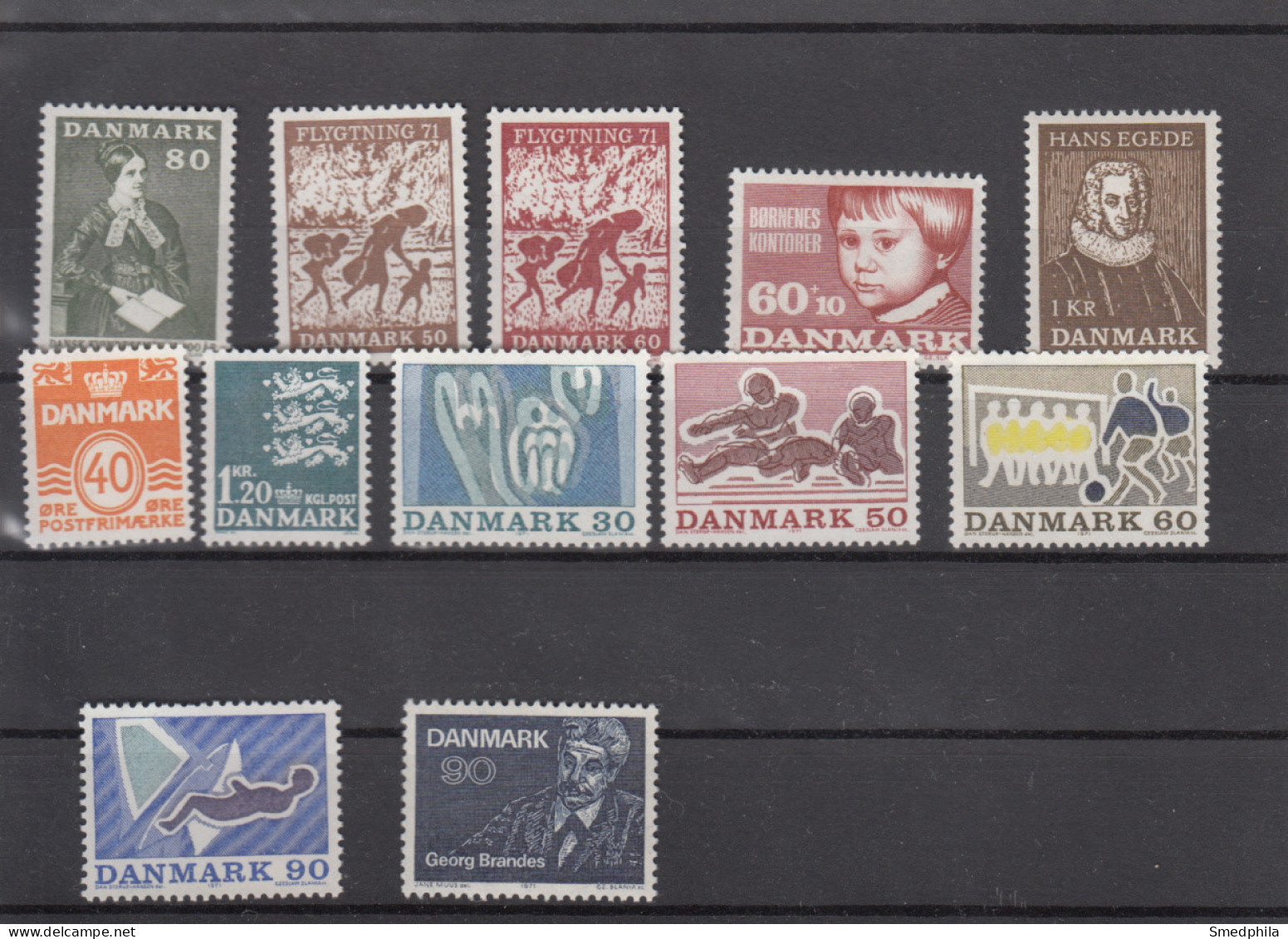 Denmark 1971 - Full Year MNH ** - Annate Complete