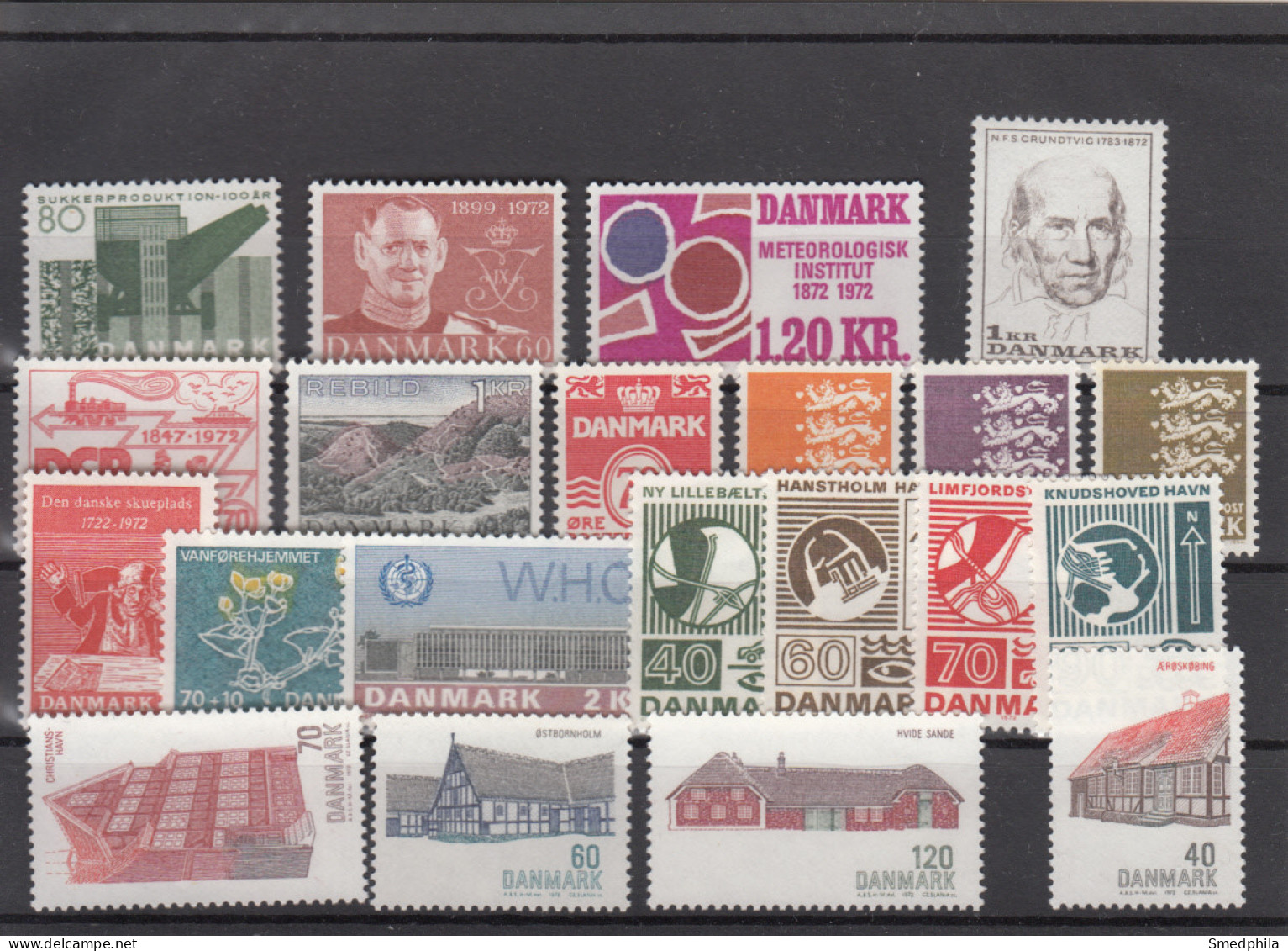 Denmark 1972 - Full Year MNH ** - Full Years