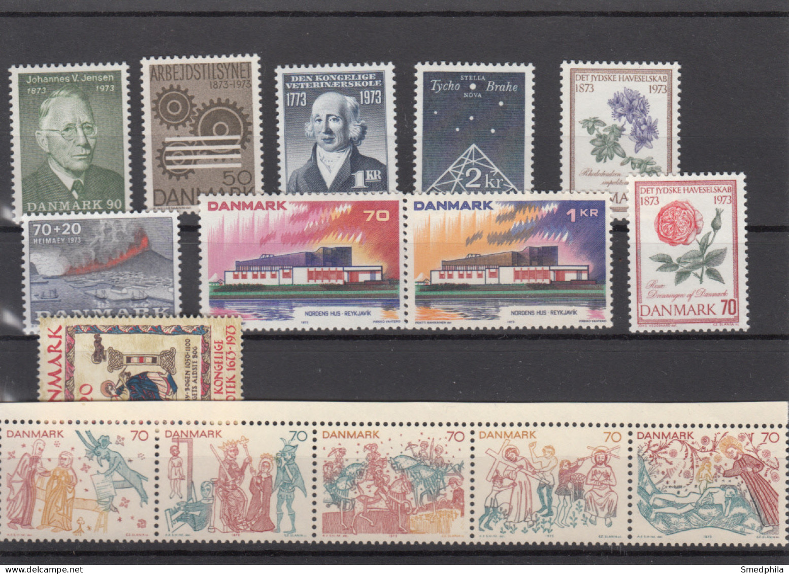 Denmark 1973 - Full Year MNH ** - Annate Complete