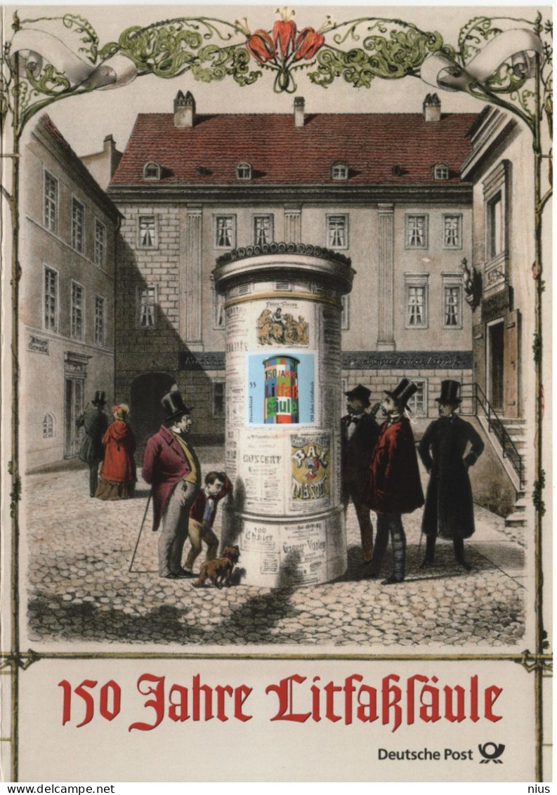 Germany Deutschland 2005 150 Jahre Litfaßsäule, Canceled In Berlin - 2001-2010