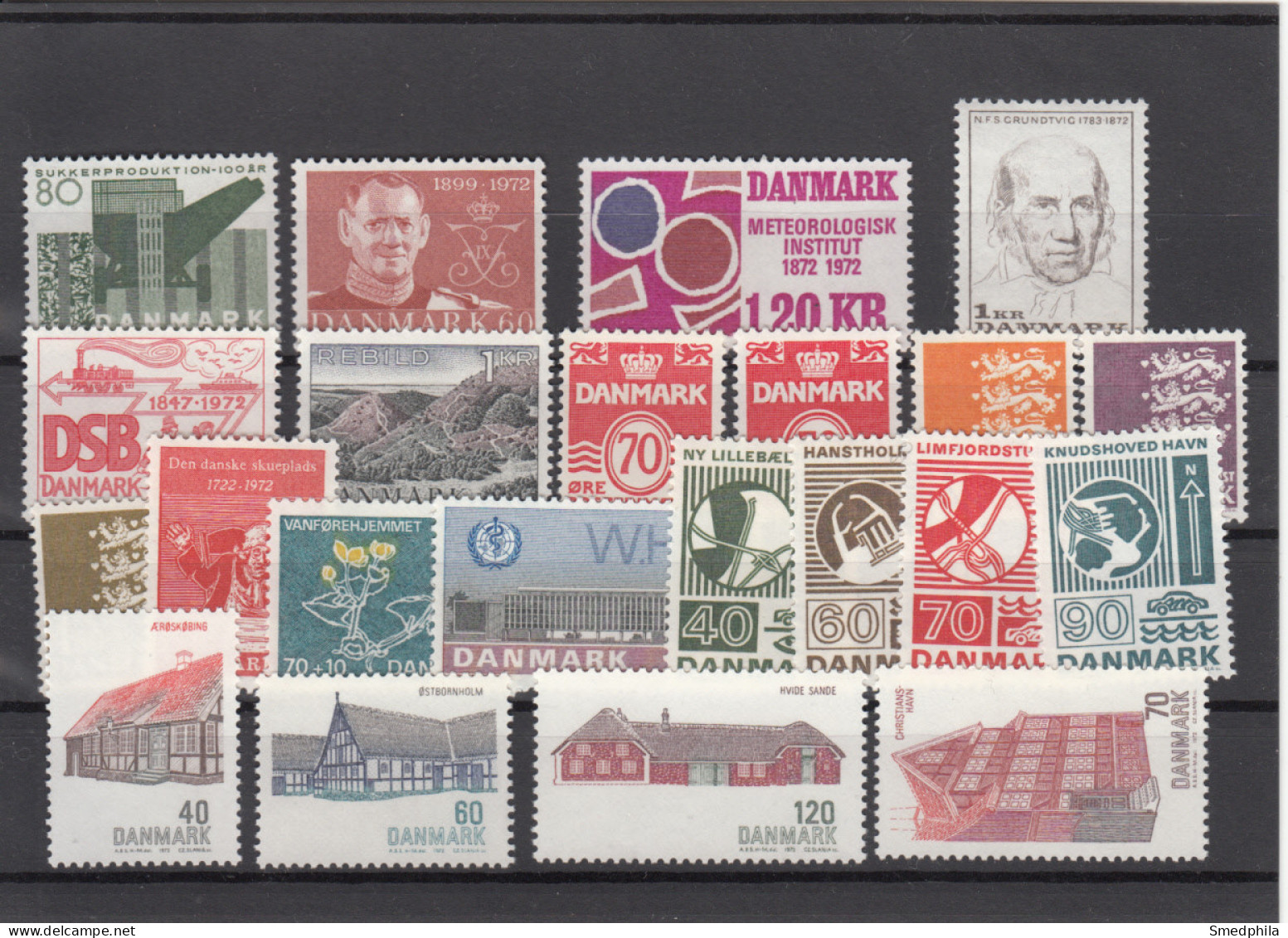 Denmark 1972 - Full Year MNH ** - Ganze Jahrgänge