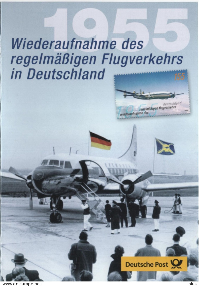Germany Deutschland 2005 Wiederaufnahme Des Regelmäßigen Flugverkehrs Der Lufthansa, Plana Airship Aviation, Bonn - 2001-2010