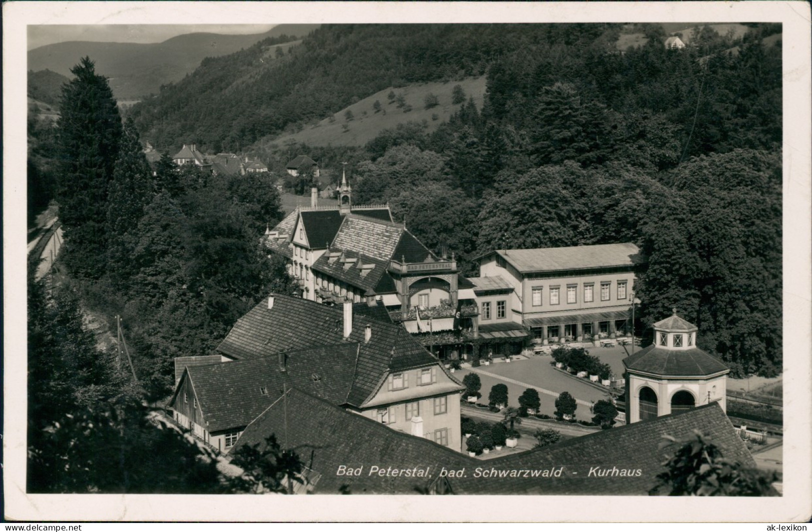 Bad Peterstal-Griesbach Panorama  Mit Kurhaus Bad Peterstal Schwarzwald 1940 - Bad Peterstal-Griesbach