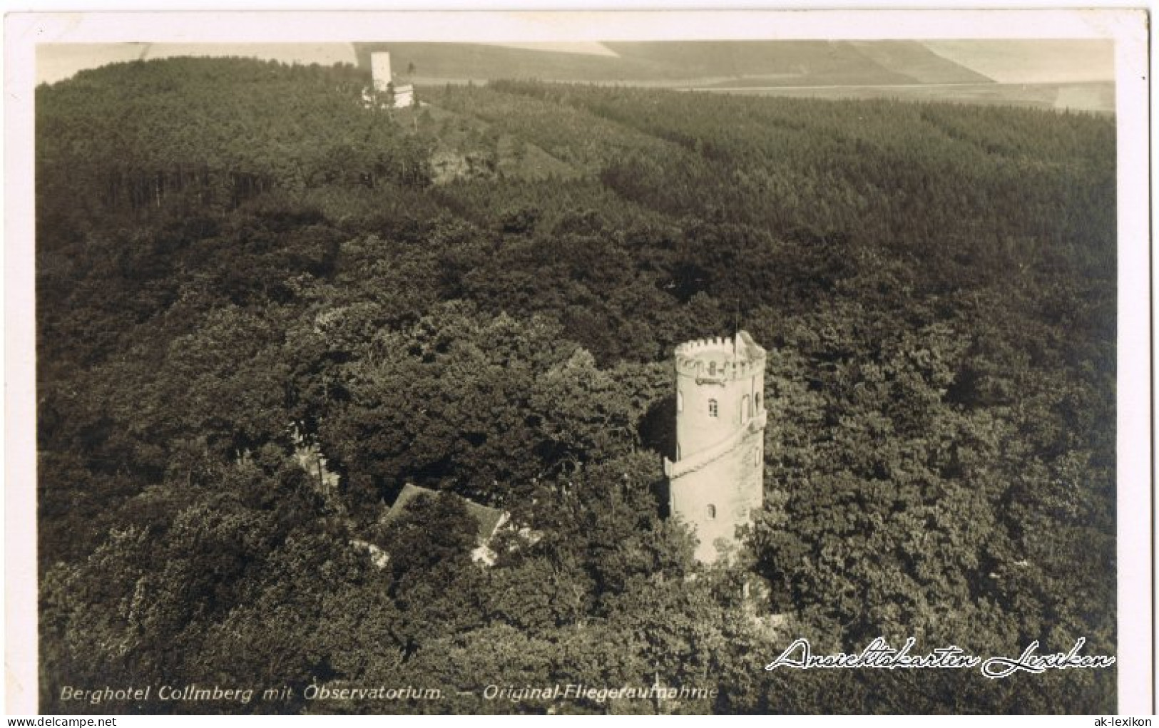 Ansichtskarte Collm-Wermsdorf Luftbild - Collmberg 1930  - Wermsdorf