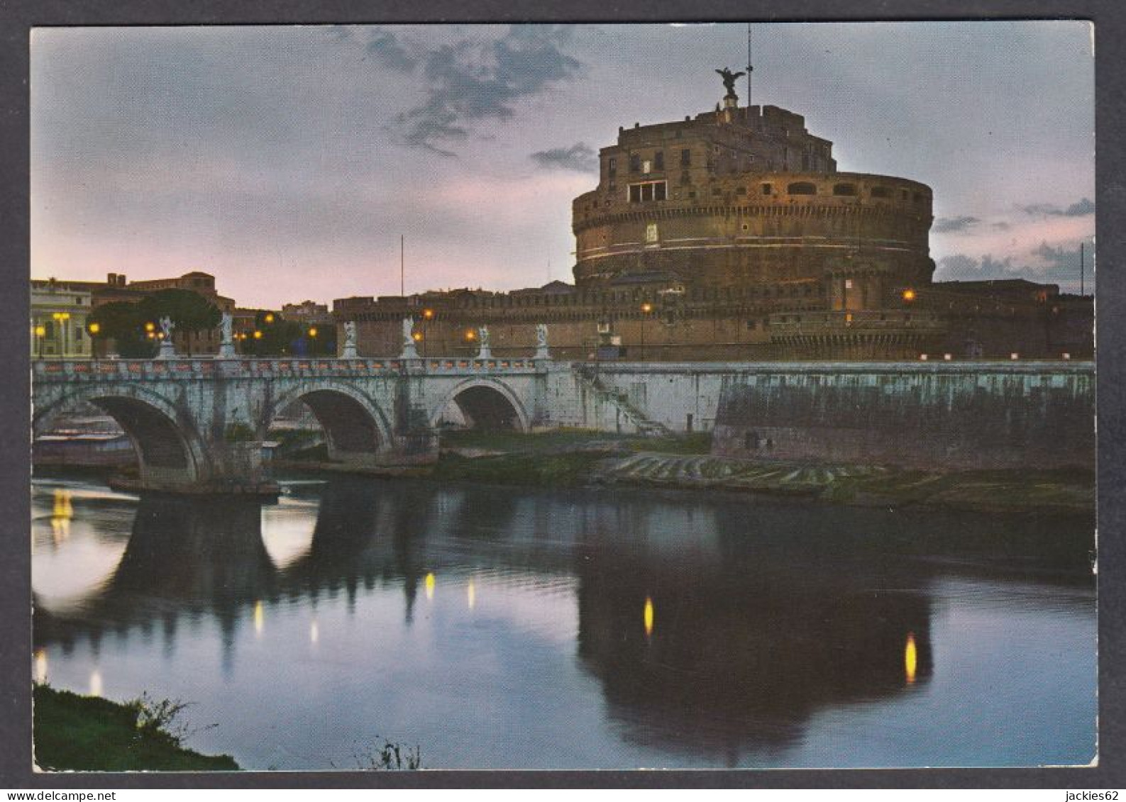 120140/ ROMA, Castel Sant'Angelo, Riflessi Sul Tevere - Castel Sant'Angelo