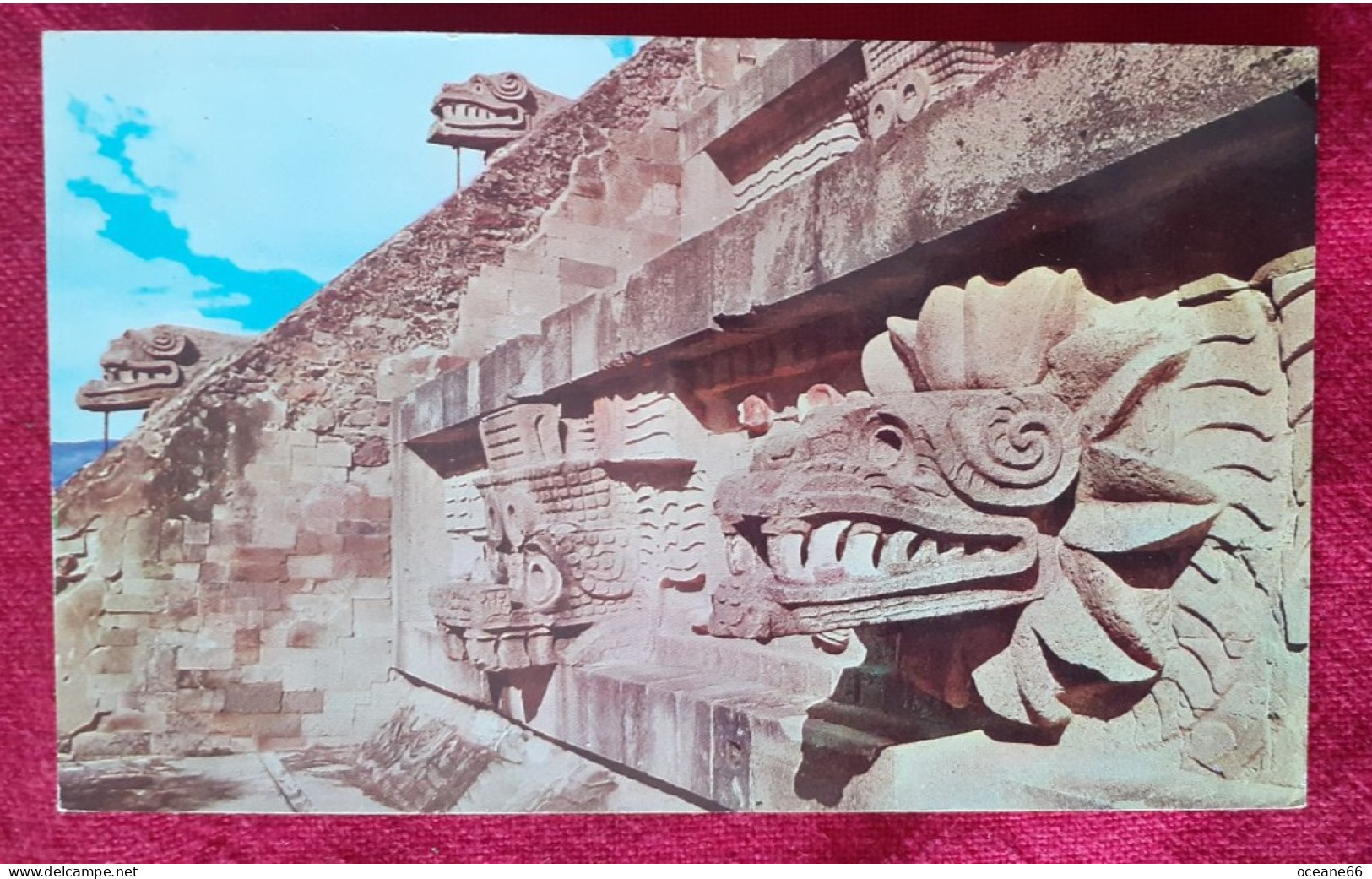 Mexique Cabeza De Serpiente Piramides San Juan Teotihuacan Mexico - Mexique