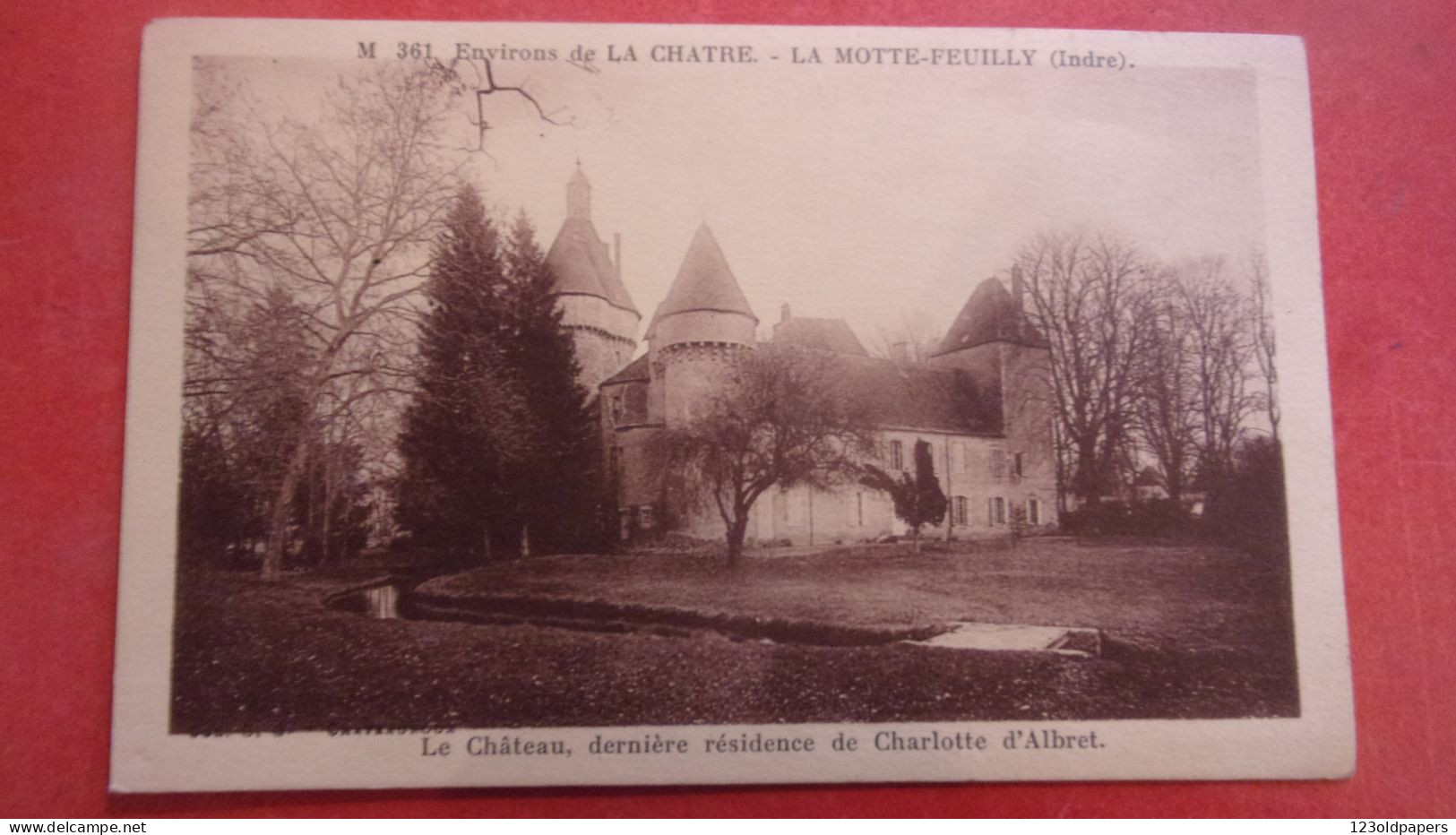 36 ENVIRONS DE LA CHATRE  LA MOTTE FEUILLY  1947 - La Chatre