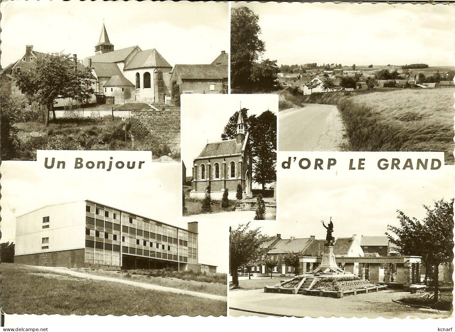 CP Un Bonjour D'ORP LE GRAND - Orp-Jauche