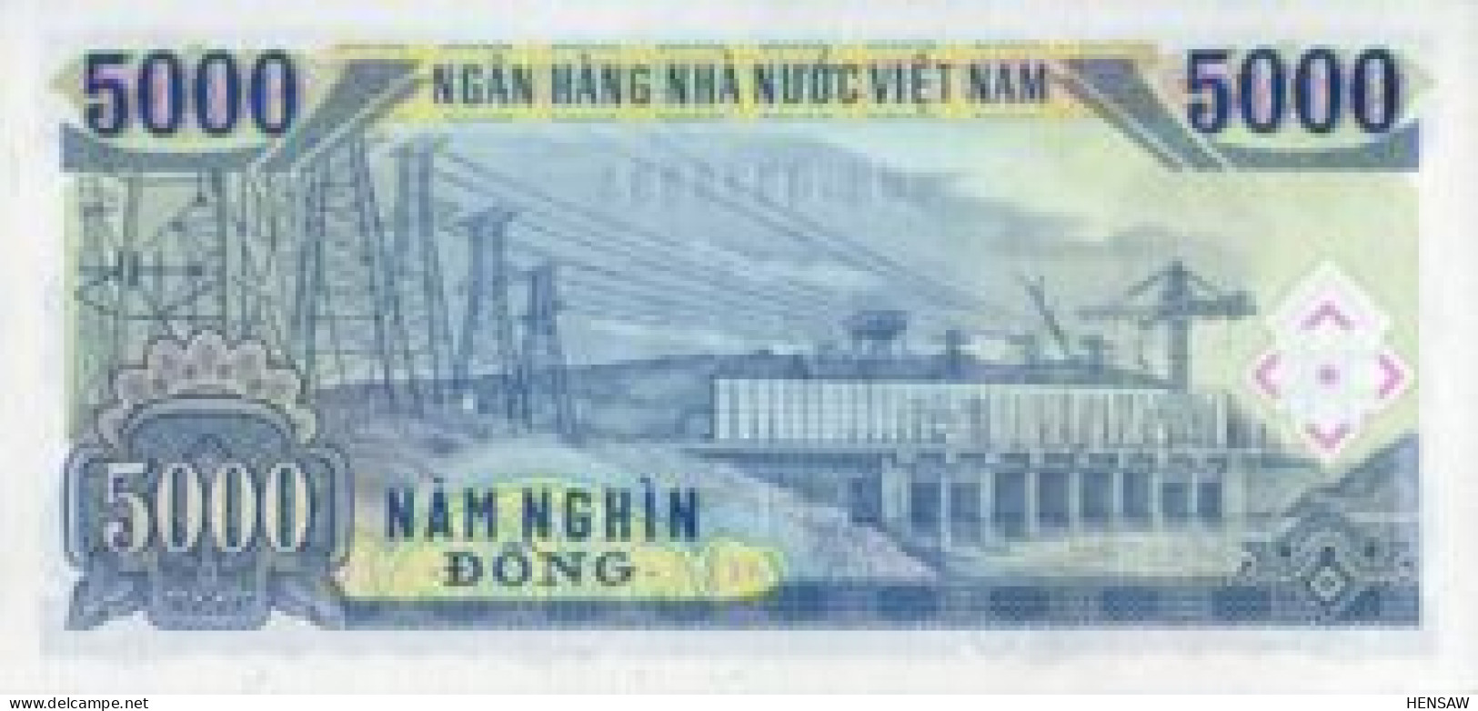 VIETNAM 5000 DONG 1991 P 108a UNC SC NUEVO - Viêt-Nam