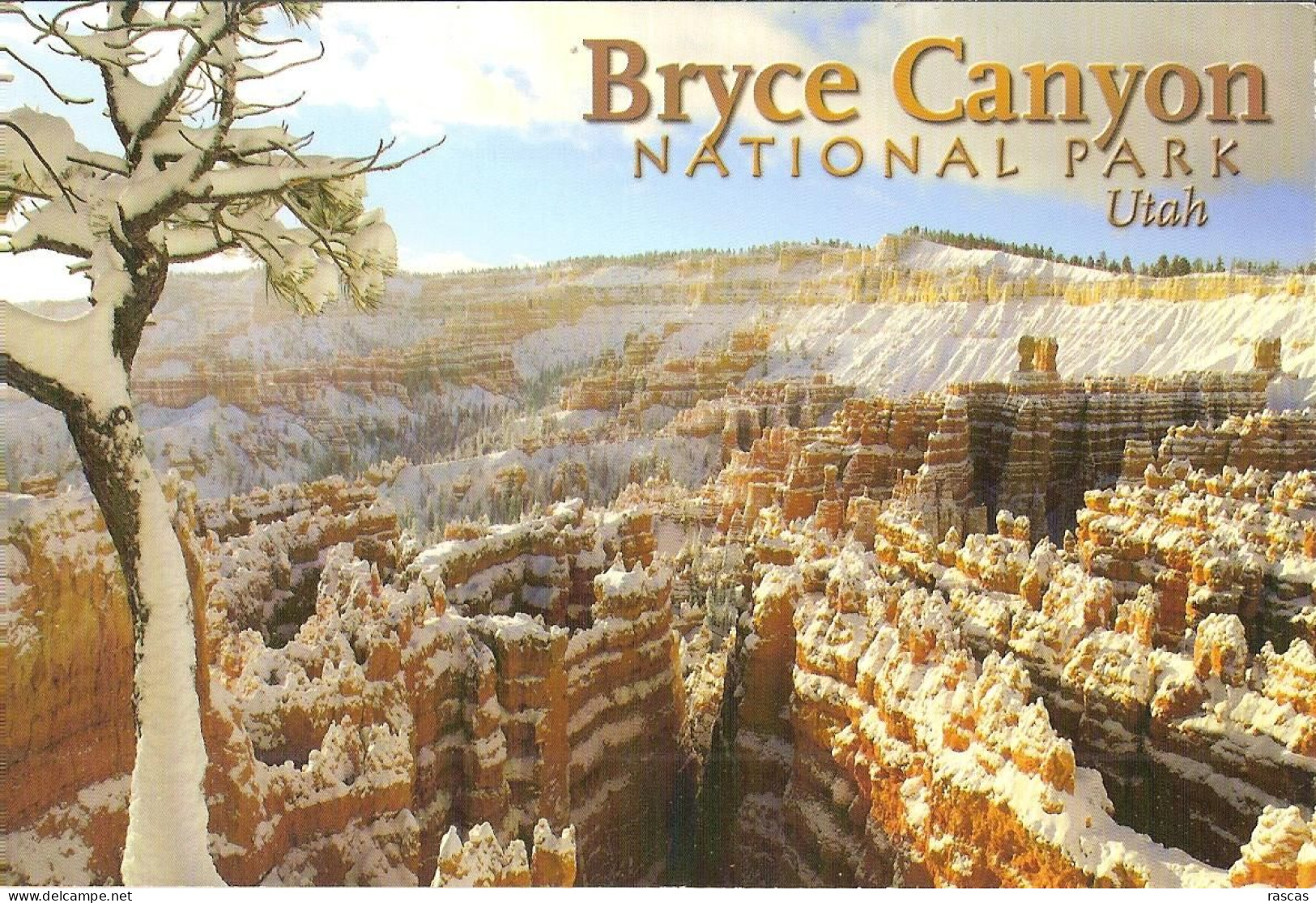 CPM - ETATS UNIS - UTAH - BRYCE CANYON - NATIONAL PARK - NEW WINTER SNOW BLANKETS - Sonstige & Ohne Zuordnung