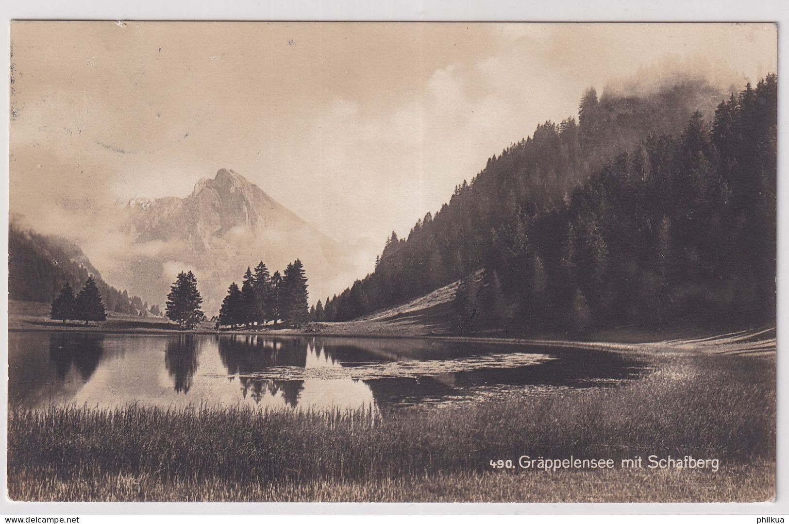 Gräppelensee Mit Schafberg -  Gelaufen 1923 Ab Wildhaus - Wildhaus-Alt Sankt Johann