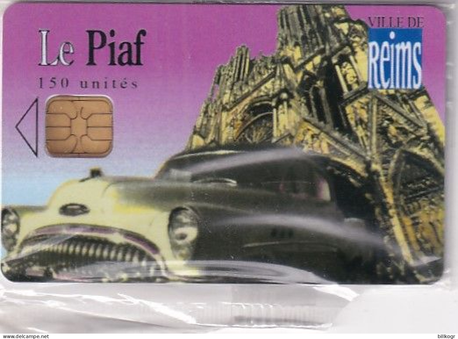 FRANCE - Le Piaf/Ville De Reims 150 Unites, Tirage 2900, 07/06, Mint - Scontrini Di Parcheggio