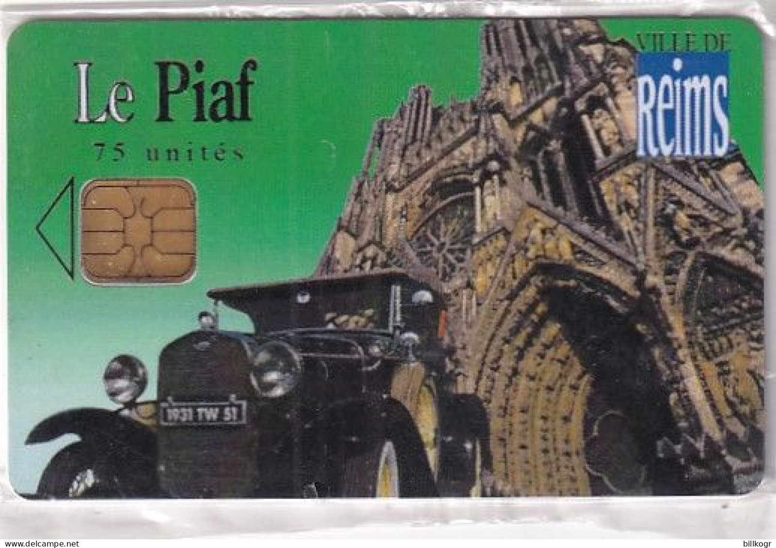 FRANCE - Le Piaf/Ville De Reims 75 Unites, Tirage 2800, 07/06, Mint - Parkkarten