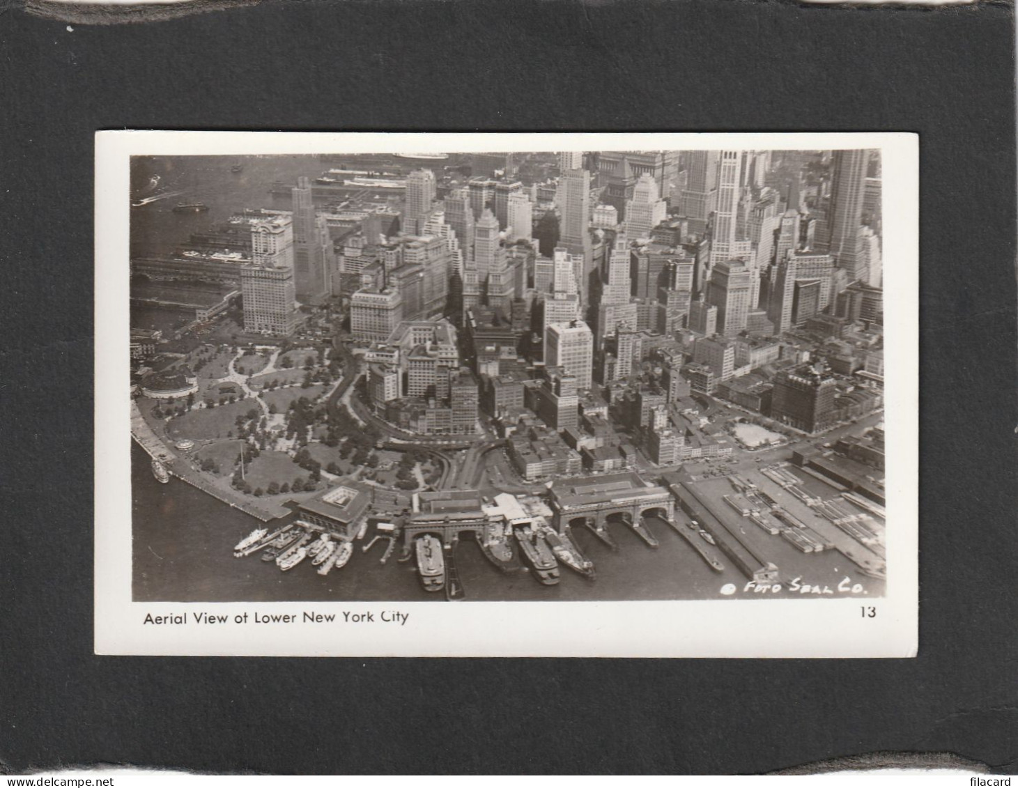 127413              Stati   Uniti,     Aerial   View  At  Lower   New  York  City,   NV - Panoramische Zichten, Meerdere Zichten