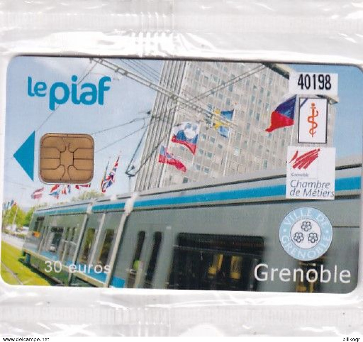 FRANCE - Le Piaf/Ville De Grenoble 30 Euro, Tirage 600, 09/10, Mint - Cartes De Stationnement, PIAF