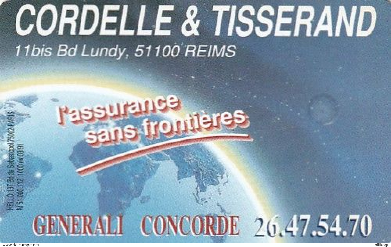 FRANCE - CPA, Le Piaf/Reims 200 Unites, Tirage 1000, 03/91, Used - Scontrini Di Parcheggio
