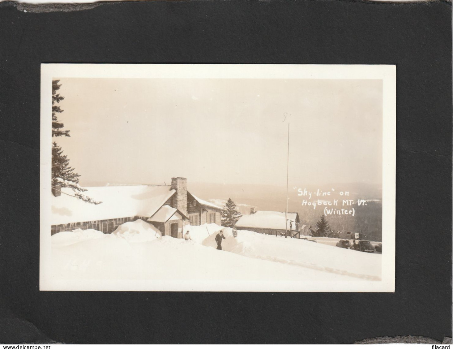 127414         USA ,  Vermont   "Sky-line"  On  Hoqback  MT.  Vt.   Winter,   NV - Other & Unclassified