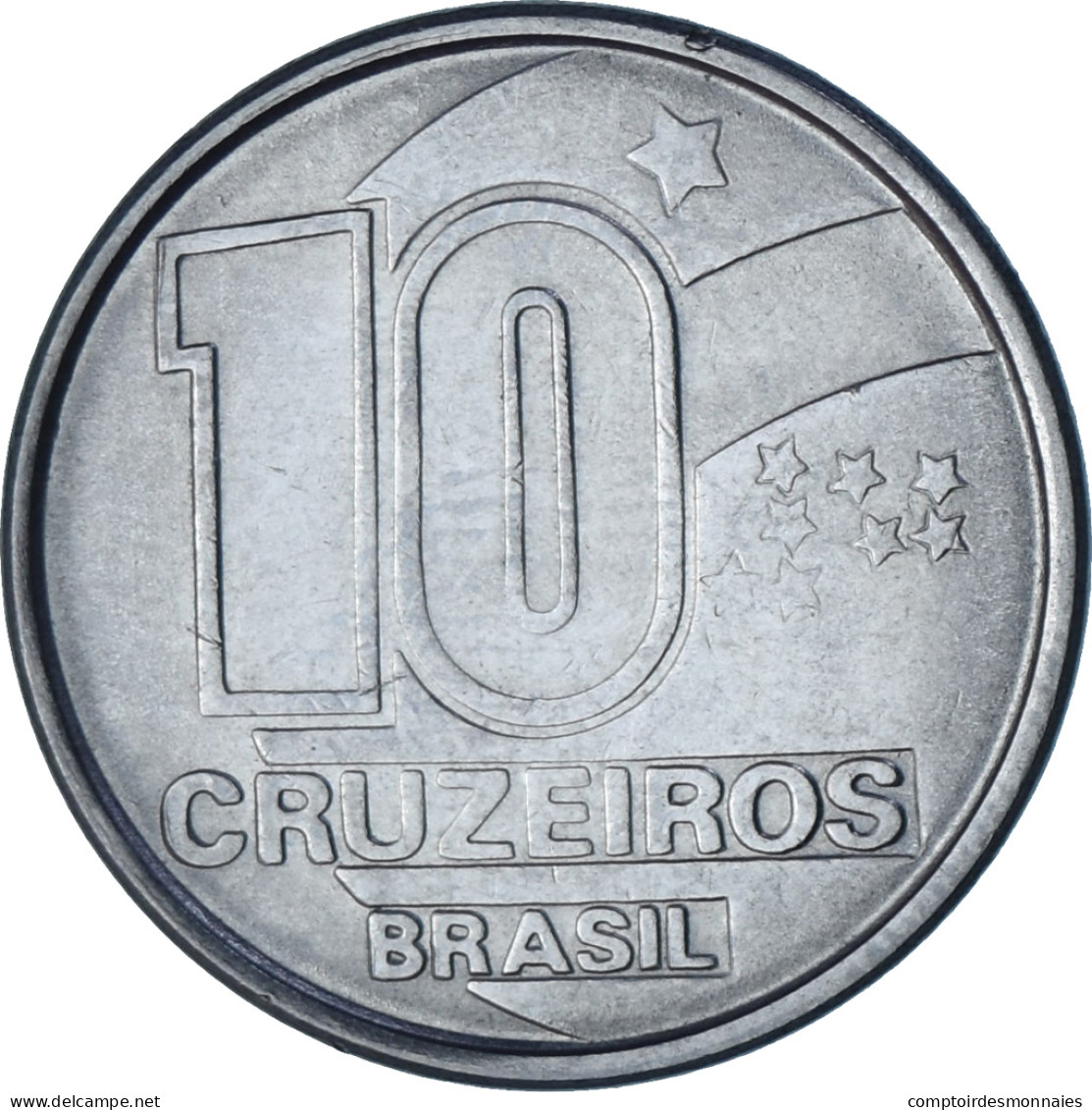 Brésil, 10 Cruzeiros, 1990 - Brésil