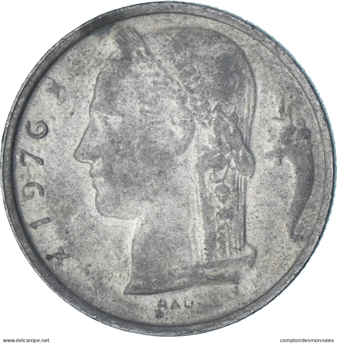 Belgique, 5 Francs, 5 Frank, 1976 - 5 Francs