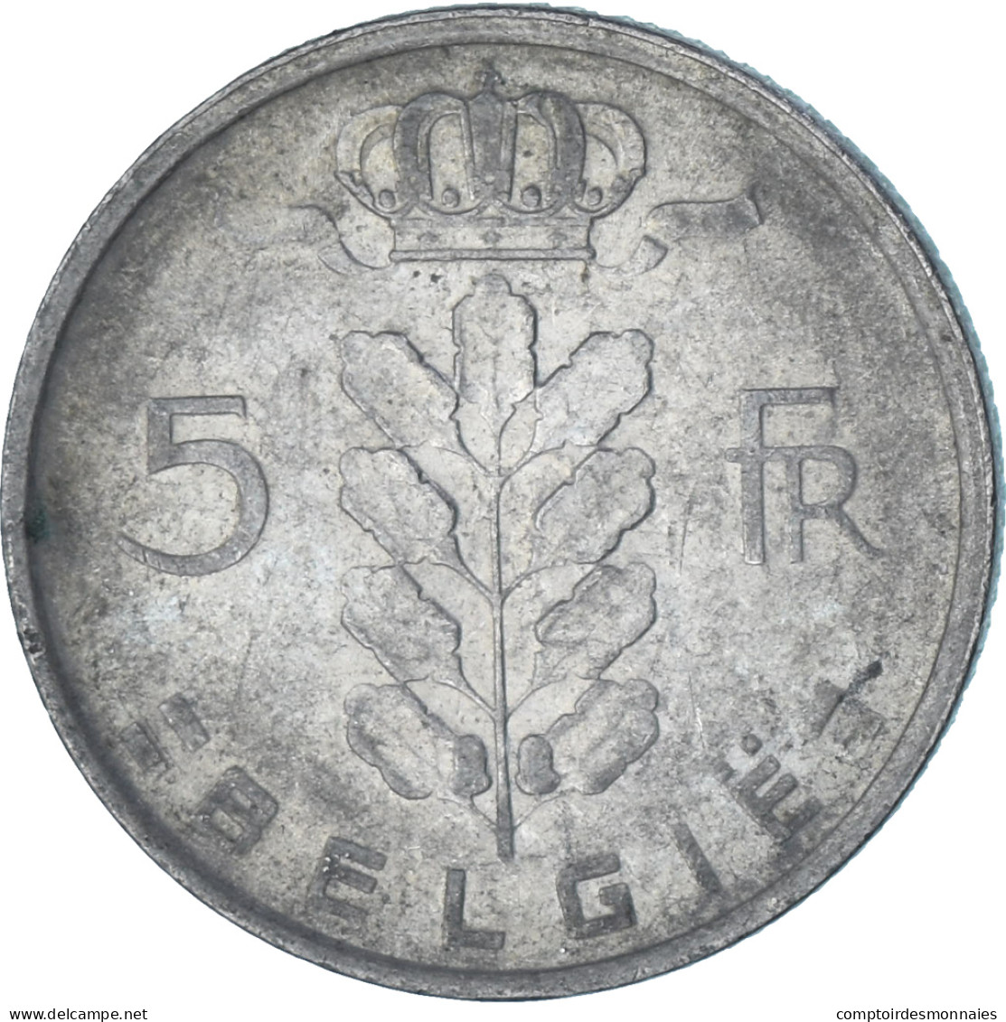 Belgique, 5 Francs, 5 Frank, 1976 - 5 Francs