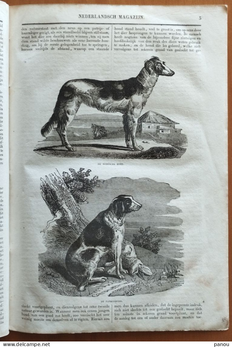 NEDERLANDSCH MAGAZIJN 1842. De Smid, The Blacksmith. Hond Dog Chien - Sonstige & Ohne Zuordnung