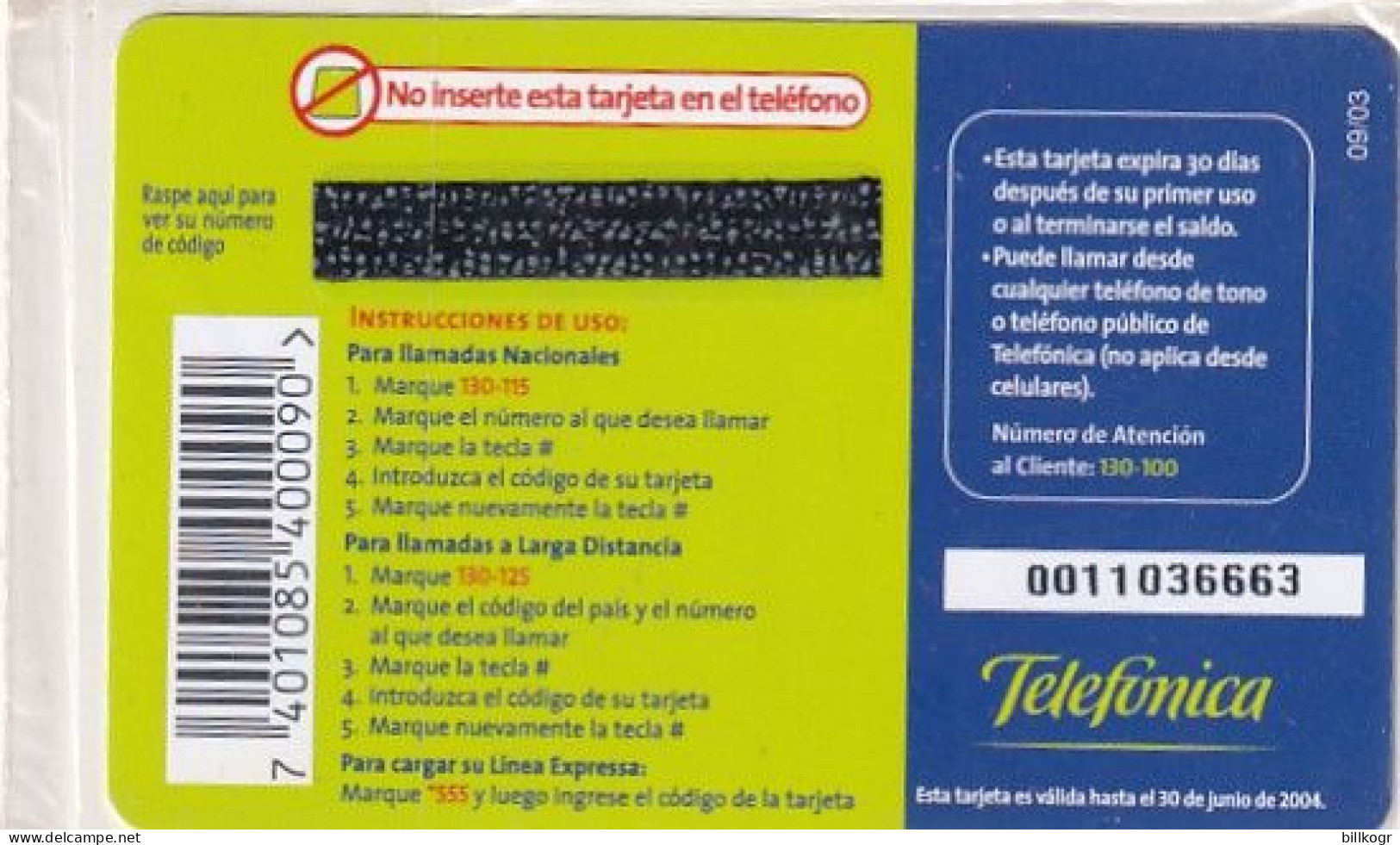 GUATEMALA - Children, Telefonica Promotion Prepaid Card, 09/03, Exp.date 30/06/04, Mint - Guatemala