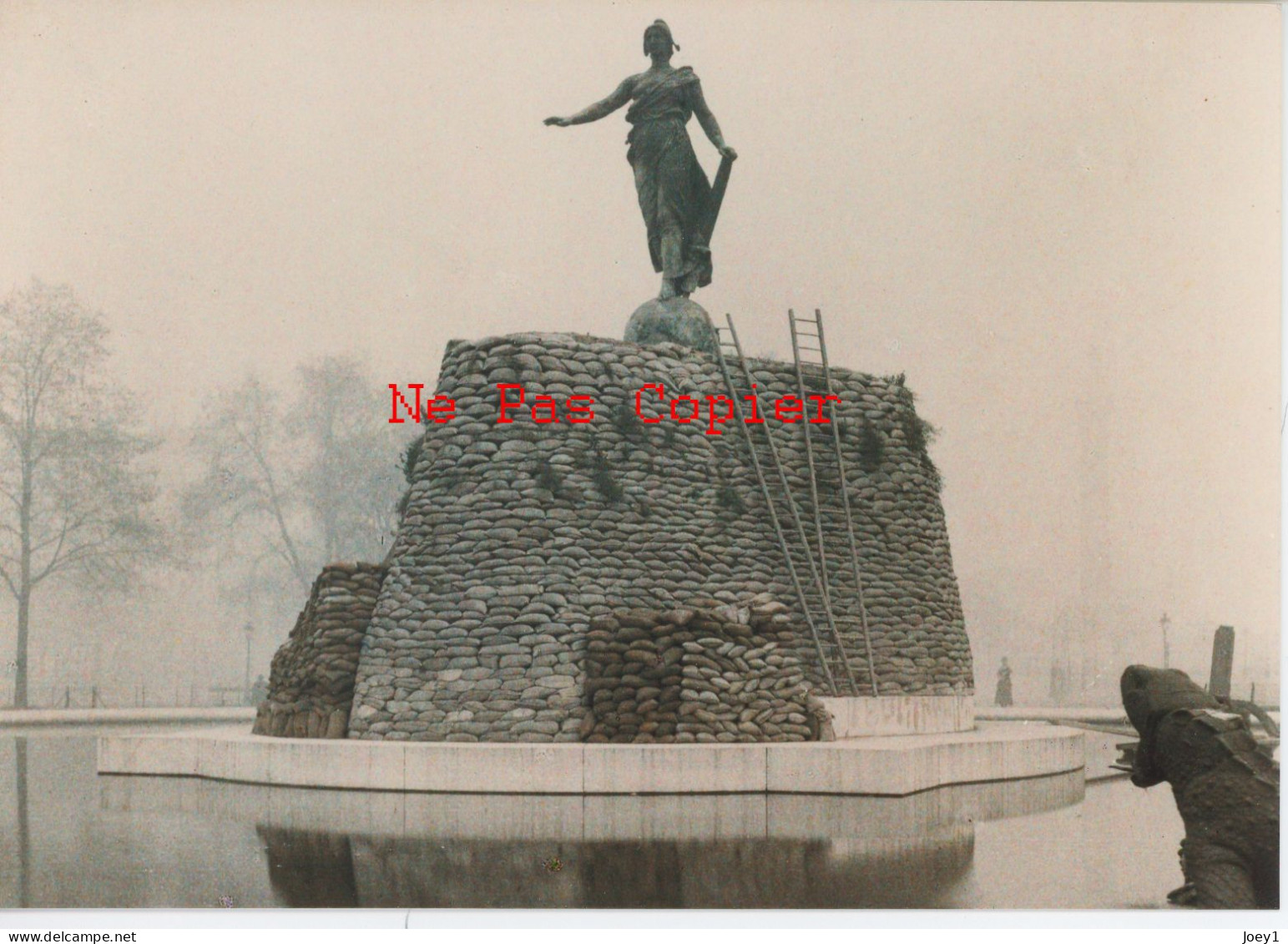 Photo Paris Collection Albert Kahn ,Place De La Nation 1918,couleur,tirage Kahn Années 60,introuvable - Albums & Collections