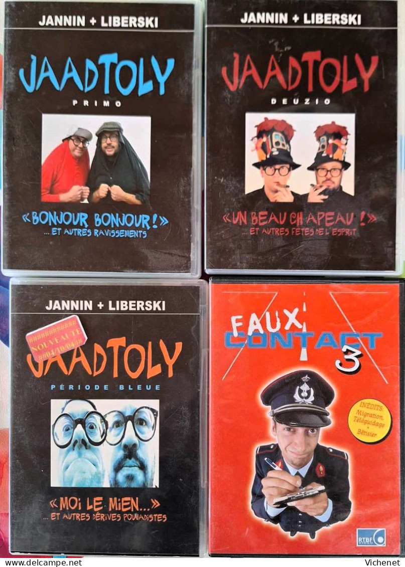 Jaadtoly :  Vol. Primo, Deuzio Et Période Bleue + Faux Contact 3 (4 DVD's) - Series Y Programas De TV