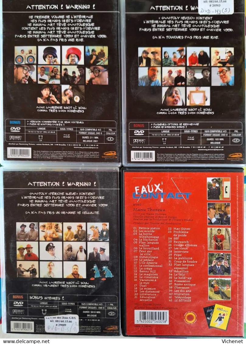Jaadtoly :  Vol. Primo, Deuzio Et Période Bleue + Faux Contact 3 (4 DVD's) - TV-Reeksen En Programma's