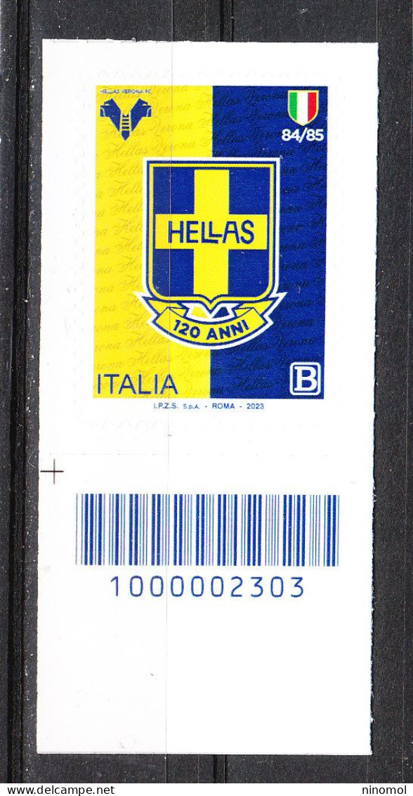 Italia   -  2023. Barre. Hellas Verona Football Club. MNH - Beroemde Teams
