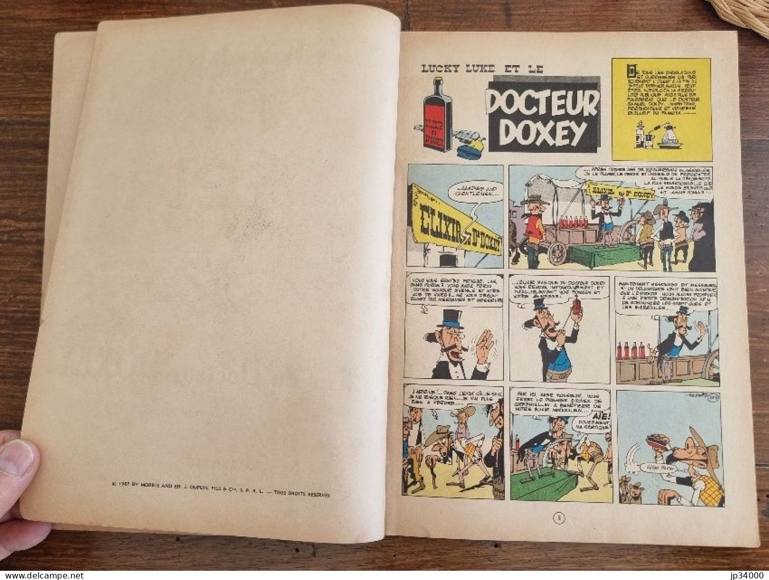 Lucky Luke VII L'élixir Du Docteur Doxey. (Morris) Dupuis 1967. Broché - Lucky Luke