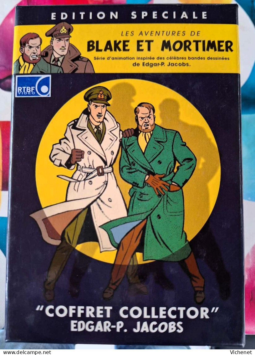 Les Aventures De Blake & Mortimer - Coffret 5 Cassettes - N° 14758 / 15000 - Dessins Animés