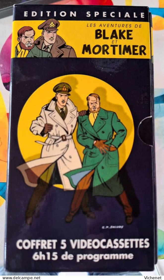 Les Aventures de Blake & Mortimer - Coffret 5 cassettes - N° 14758 / 15000