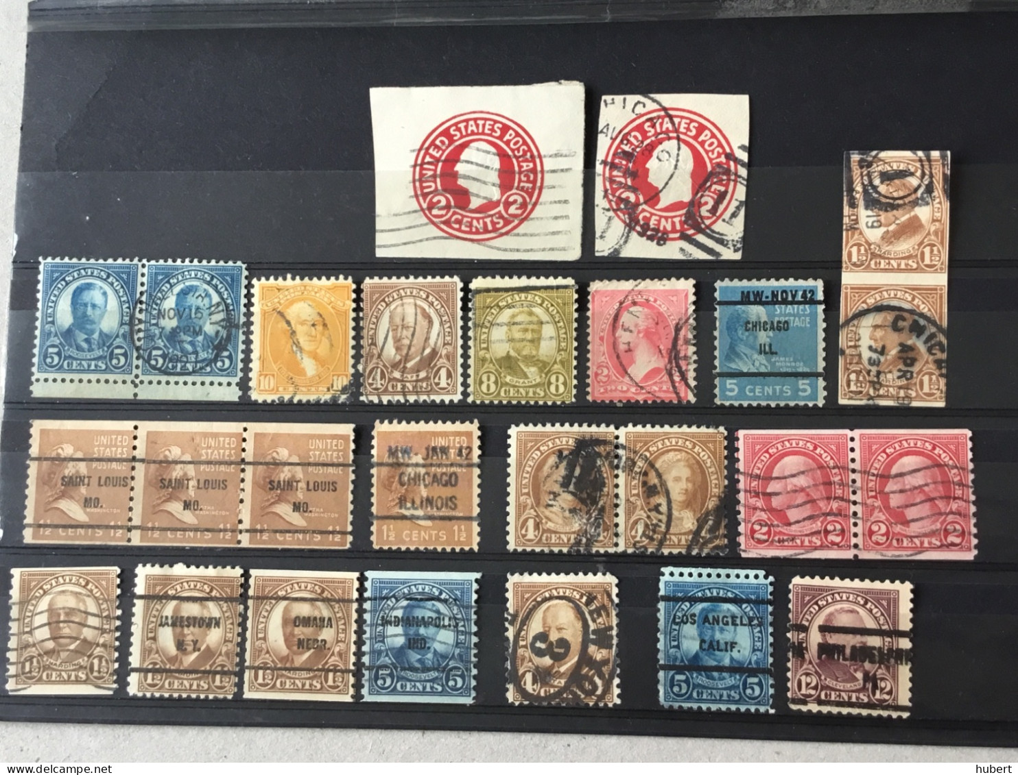 USA Lot Anciens Oblitérés Et Pré Oblitérés - Used Stamps